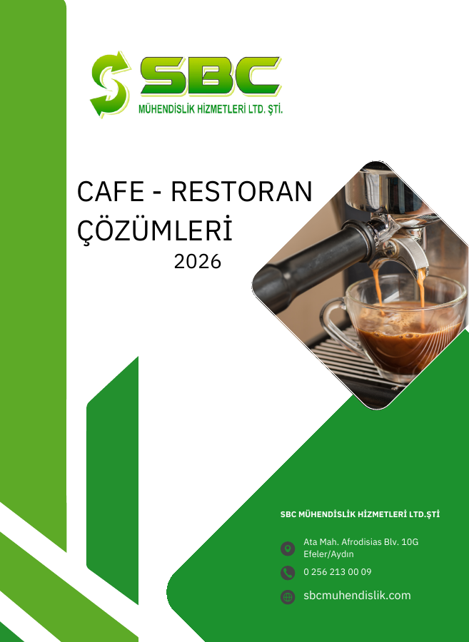 Kafe ve Restoran Çözümleri katalog kapağı