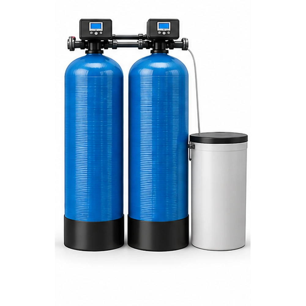 2×150 L Reçineli Tandem Endüstriyel Su Yumuşatma Sistemi