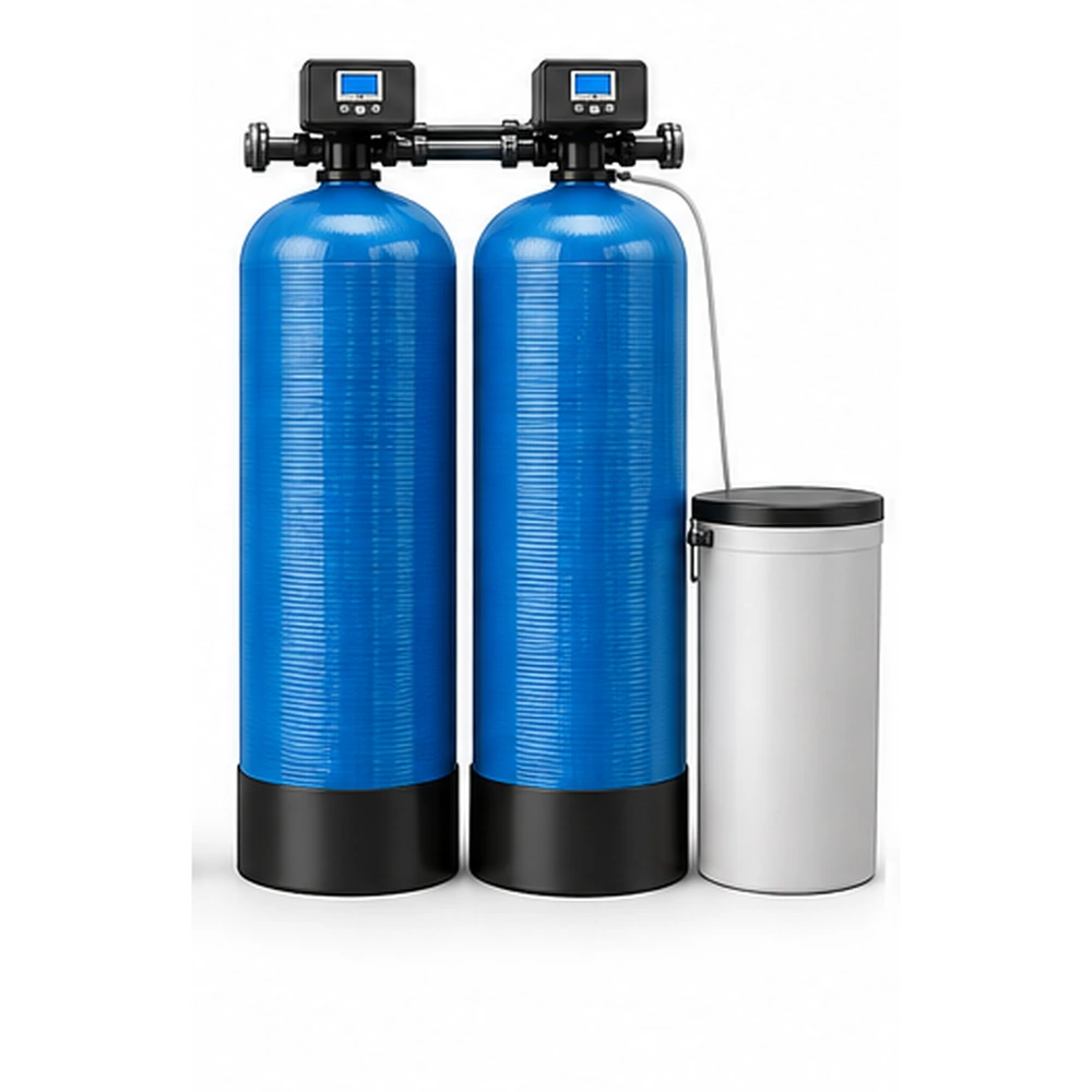 2×200 L Reçineli Tandem Endüstriyel Su Yumuşatma Sistemi