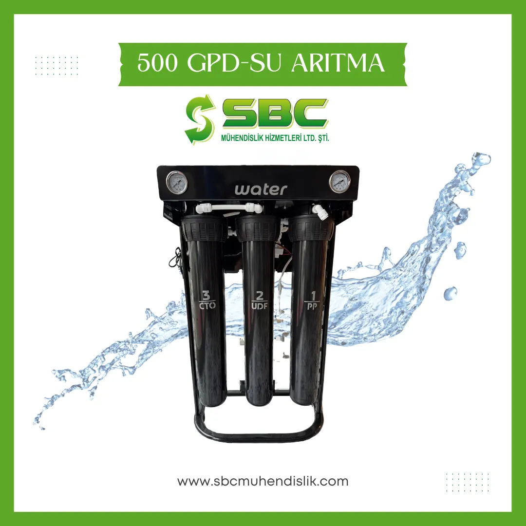 500 GPD SU ARITMA CİHAZI